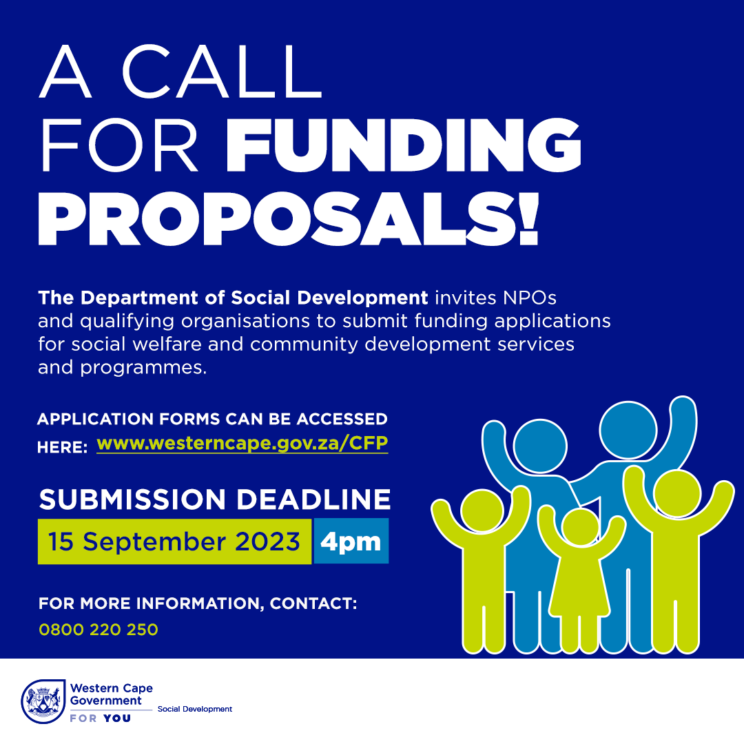 Calls for Funding Applications (Proposals) 202425 Western Cape