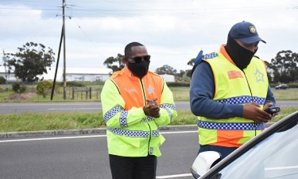 Roadblock_1 October 2020_Minister & traffic officer.jpg