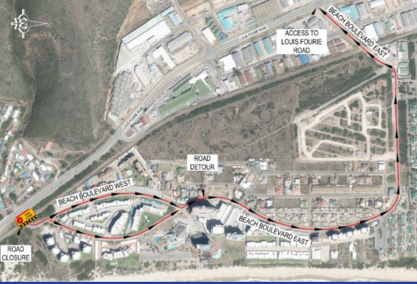 Project update on the upgrading of Louis Fourie Road, Mossel Bay - News ...