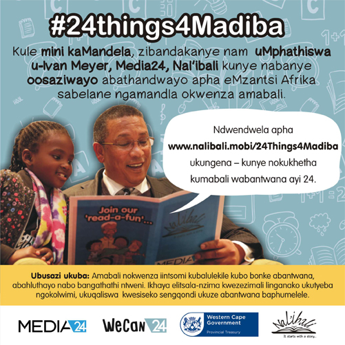 Minister Meyer spent his 67 minutes reading and telling stories to the youth to inspire, entertain and educate
