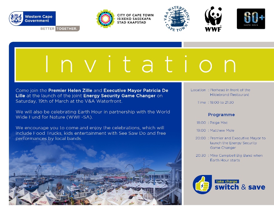 Energy event launch invitation