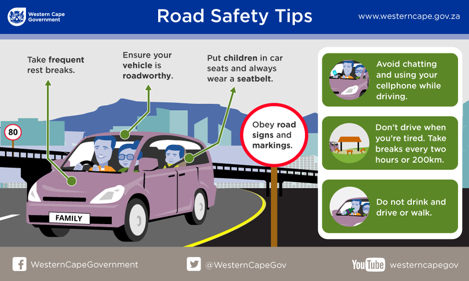 Make Sure You Stay Safe On The Road Western Cape Government 