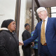 Before going about the formal business of the day, Premier Winde spent some time engaging with citizens.