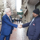 Before going about the formal business of the day, Premier Winde spent some time engaging with citizens.